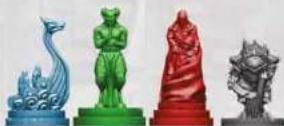 Asmodee Der Herr des Eisgartens - Spielmaterialübersicht - 2