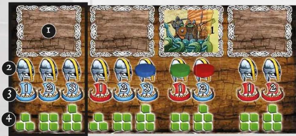 Asmodee Der Herr des Eisgartens - Initiativmarker bewegen - 1