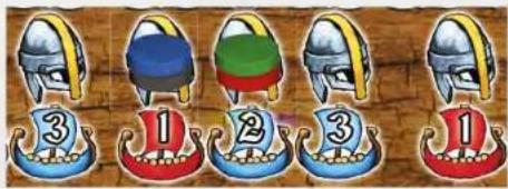 Asmodee Der Herr des Eisgartens - Initiativmarker bewegen - 2