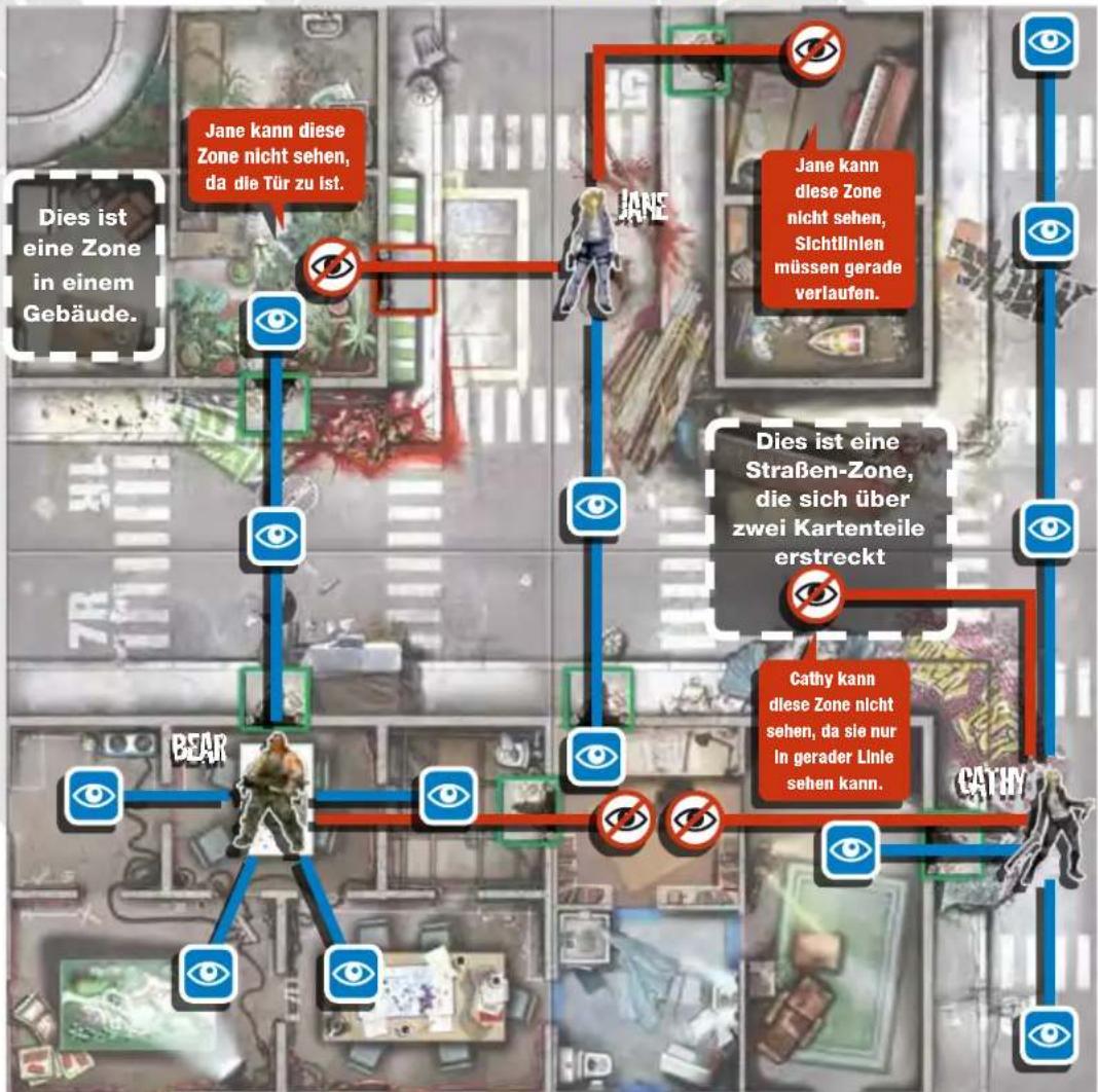 Asmodee Zombicide Rue Morgue - SICHTLINIE - 1