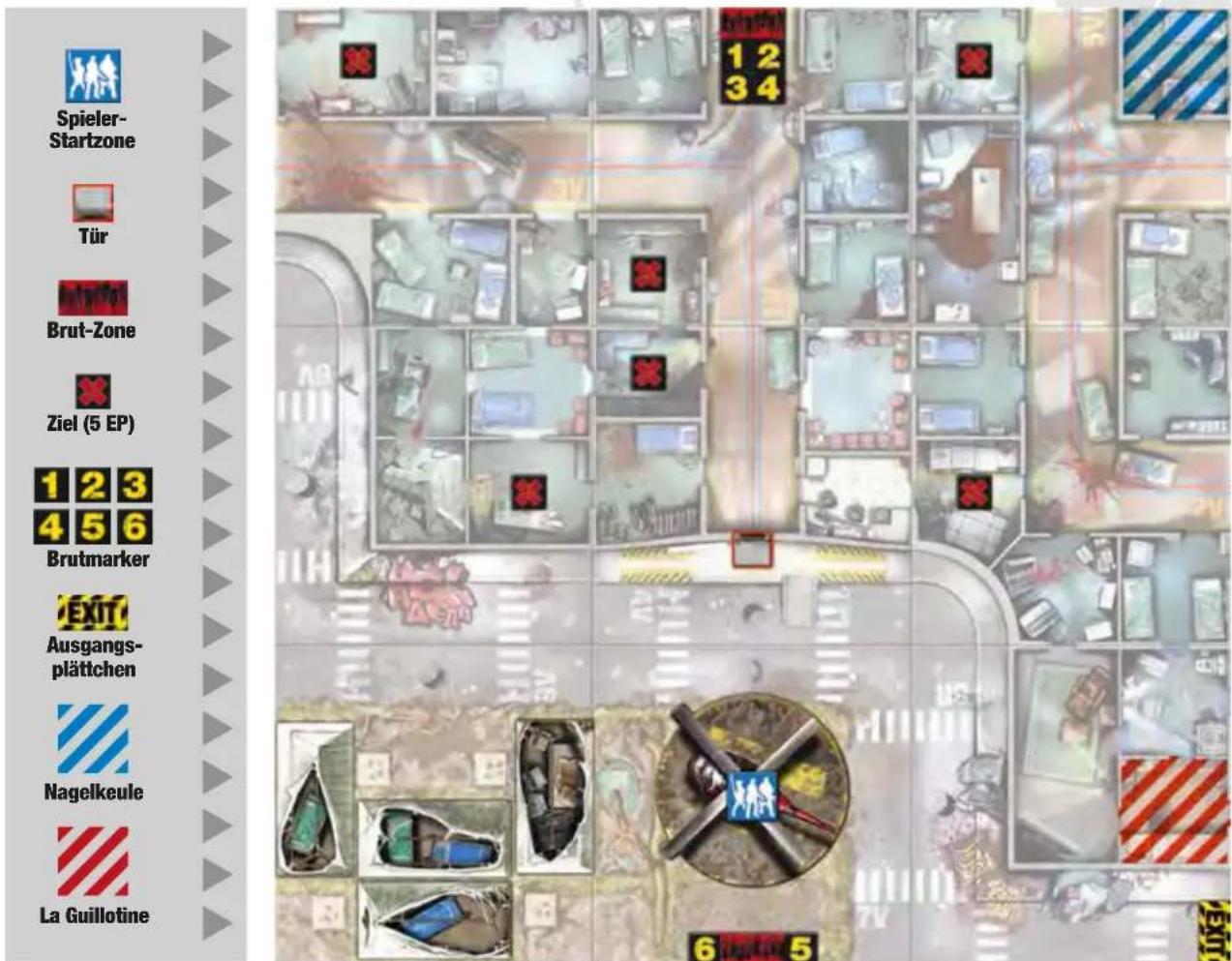 Asmodee Zombicide Rue Morgue - ZIELE - 1