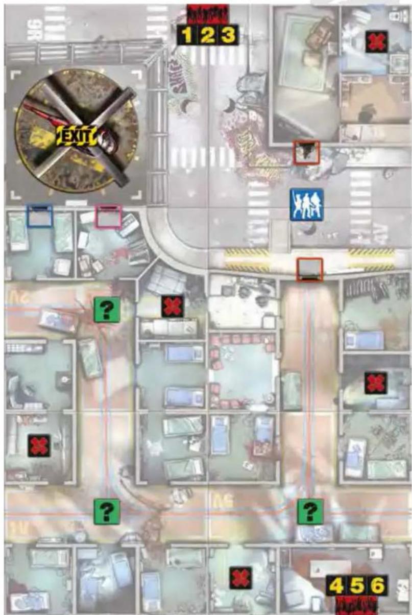 Asmodee Zombicide Rue Morgue - SONDERREGELN - 1