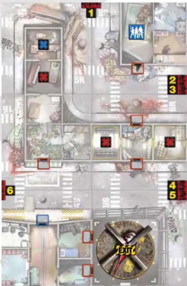 Asmodee Zombicide Rue Morgue - SONDERREGELN - 2
