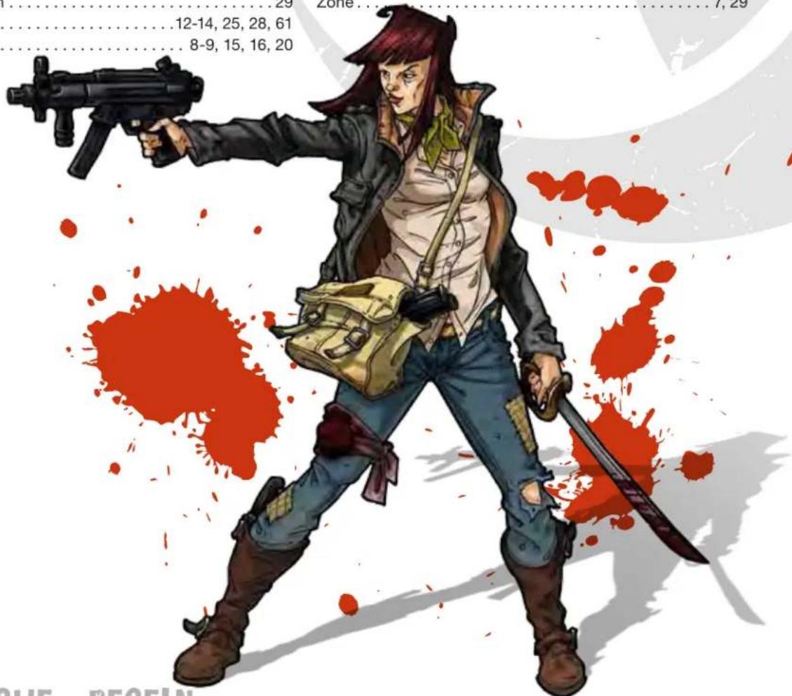 Asmodee Zombicide Rue Morgue - #15 INDEX - 1