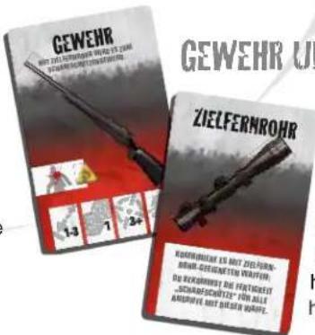 Asmodee Zombicide Rue Morgue - ERWÄHNTE AUSRÜSTUNG - 2