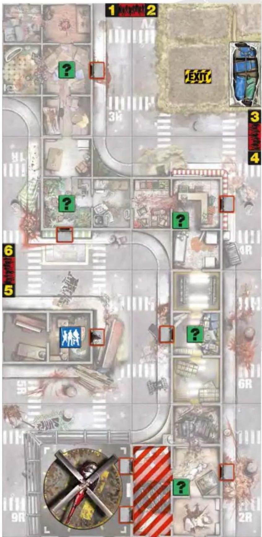 Asmodee Zombicide Rue Morgue - SONDERREGELN - 2