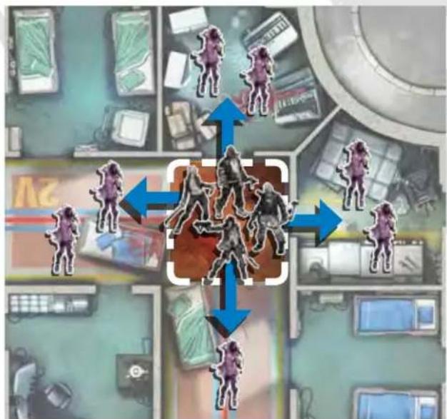 Asmodee Zombicide Rue Morgue - #10 TEAM-AKTIONEN - 6