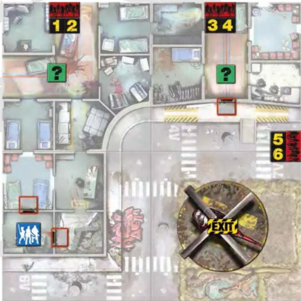 Asmodee Zombicide Rue Morgue - SONDERREGELN - 2
