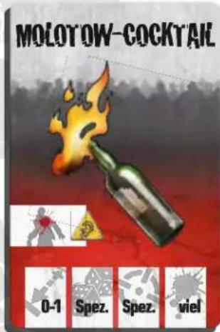 Asmodee Zombicide Rue Morgue - VERBESSERTE WAFFEN: MOLOTOW-COCKTAIL UND SCHARFSCHÜTZENGEWEHR - 1