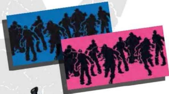 Asmodee Zombicide Rue Morgue - FARBIGE BRUT-ZONEN - 1