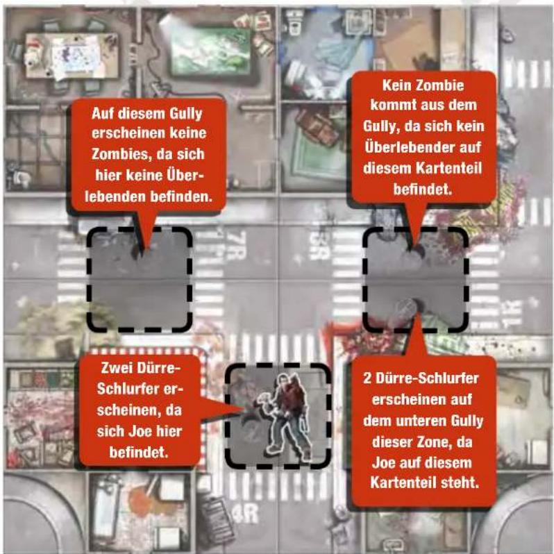 Asmodee Zombicide Rue Morgue - EXTRA-AKTIVIERUNGSKARTEN - 3