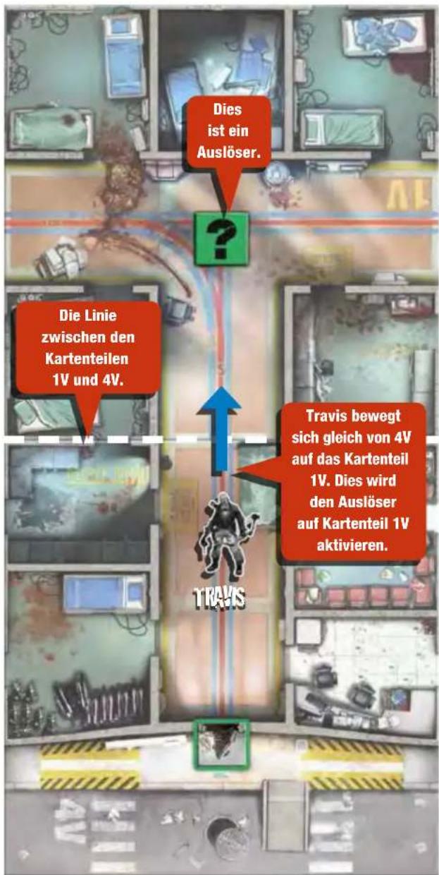 Asmodee Zombicide Rue Morgue - ZELTLAGER-KARTENTEILE UND ZELTE - 4
