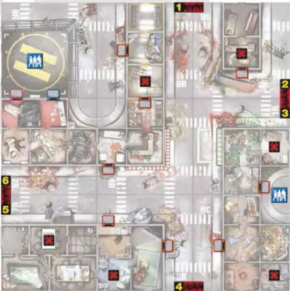 Asmodee Zombicide Rue Morgue - SONDERREGELN - 1
