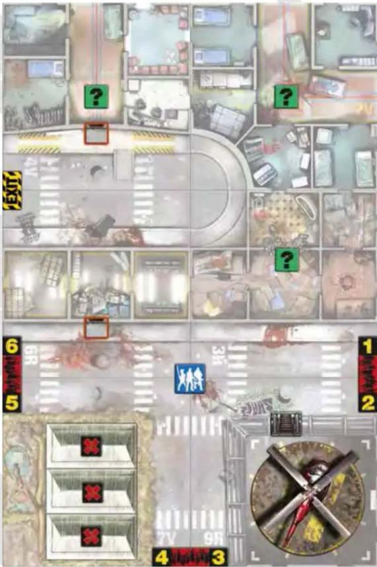 Asmodee Zombicide Rue Morgue - SONDERREGELN - 1