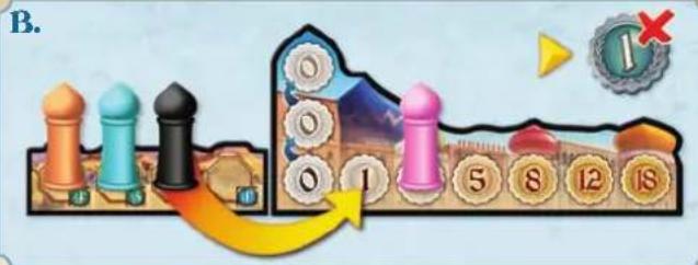 Asmodee Five Tribes - Bielen ümdieZügreihenfolge - 2