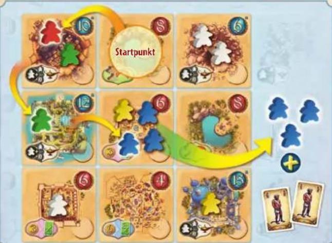 Asmodee Five Tribes - Sippe der blauen Baumeister - 1