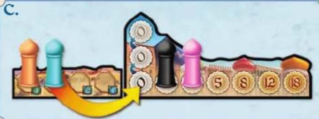Asmodee Five Tribes - Bielen ümdieZügreihenfolge - 3
