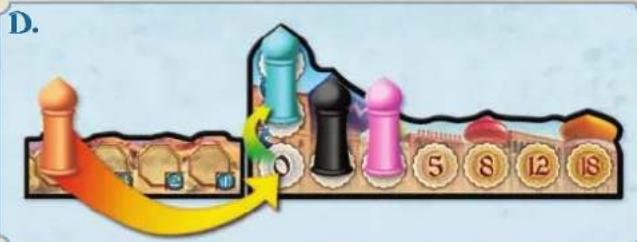 Asmodee Five Tribes - Bielen ümdieZügreihenfolge - 4