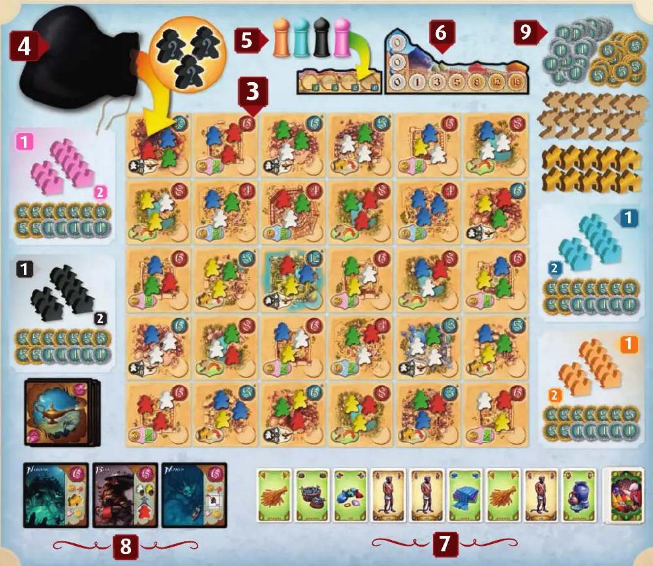Asmodee Five Tribes - Inhalt - 19