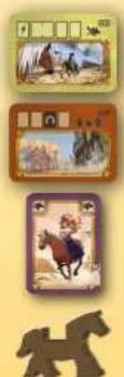 Asmodee Colt Express Postkutsche und Pferde - SPIELAUFBAU - 2