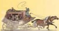 Asmodee Colt Express Postkutsche und Pferde - Im Inneren der Postrechte - 1
