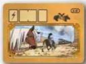 Asmodee Colt Express Postkutsche und Pferde - Erschöpfte Pferde - 1