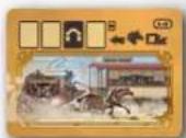 Asmodee Colt Express Postkutsche und Pferde - Volldampf - 1