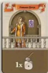 Asmodee Lorenzo der Prächtige - Holzmarker für Ressourcen: - 8