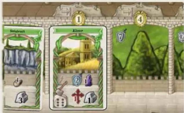Asmodee Lorenzo der Prächtige - Gebiete (Grün) - 2