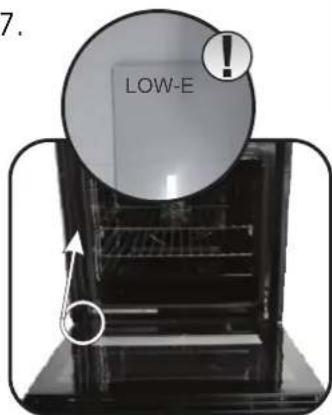 HOOVER HOZP9177BI - REINIGING VAN ALLEEN DE GLAZEN BINNENDEUR - 6