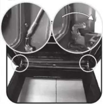 HOOVER HOZP9177BI - CLEANING OF THE INTERIOR GLASS DOOR ONLY - 2