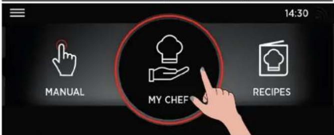 HOOVER HOZP9177BI - Provoz v režimu "My Chef" (Můj šéfkuchař) - 1