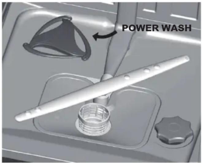 HOOVER HDPN 1S643PW-80 - POWER WASH (only on some models) - 1