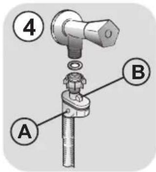 HOOVER HDIN 2L360PB-80 - ● AQUASTOP (fig. 4): - 1