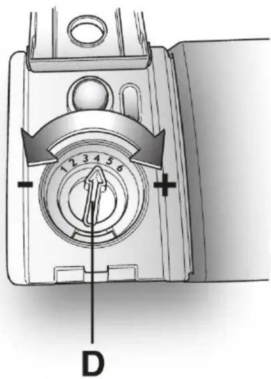 HOOVER HDIN 2L360PB-80 - Regulating the rinse aid from 1 to 6 - 3