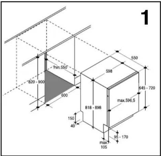 HOOVER HDI 1L38-80 - INSTALLATION (Technical notes for cabinet fitters) - 1