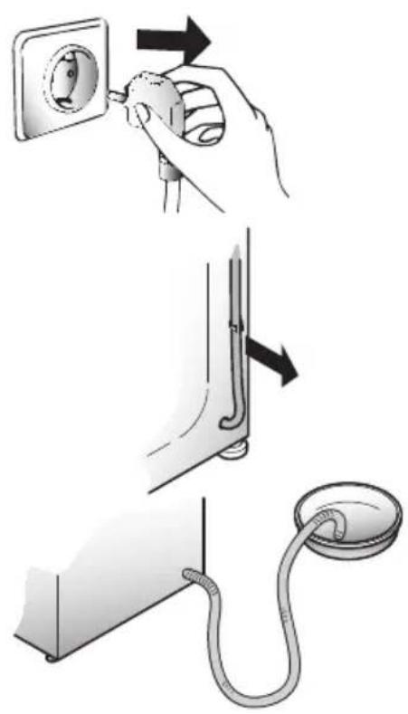 HOOVER VT 614D2-84 - Umzug oder längerer Stillstand der Maschine - 1