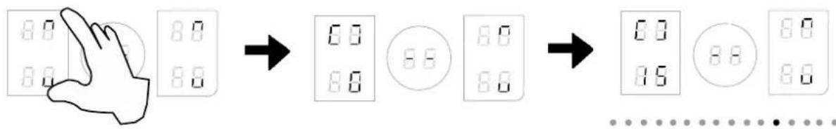 88 88 88 → 88 88 88 → 60 15 88 88 88