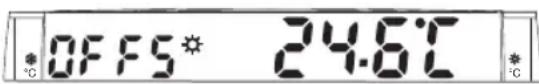 OFFS* 24.6℃ °C °C