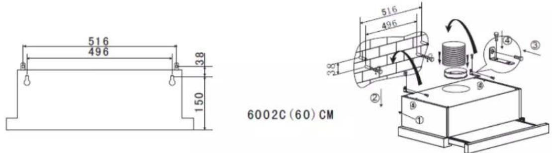 516 496 38 150 516 496 38 ② ③ ④ ⑤ ⑥ ⑦ 6002C (60) CM