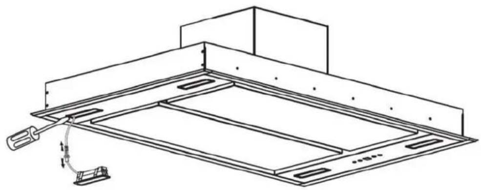 HOOVER HBG520S - Sostituzione della lampadina - 1