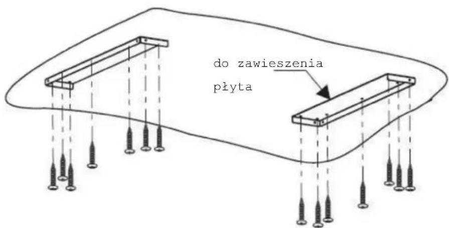 do zawieszenia płyta