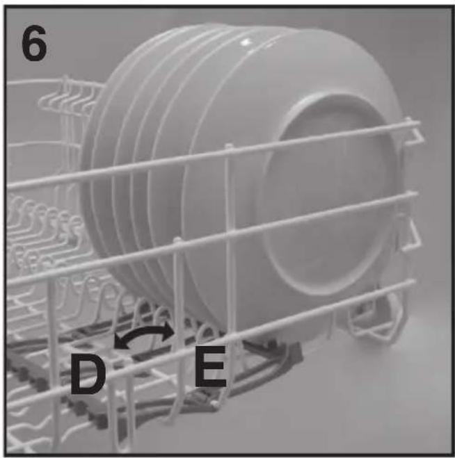 HOOVER HDPN 4S622PX-80 - Upper basket (fig. 6) - 1