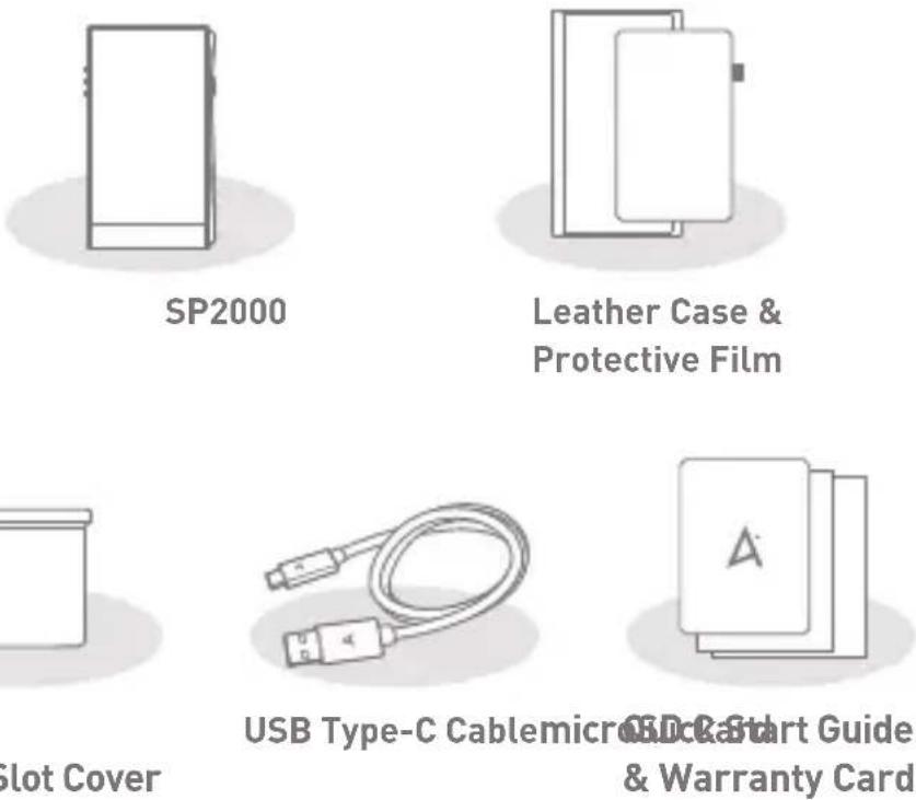 Astell&Kern A&ultima SP2000 - Package Contents - 1