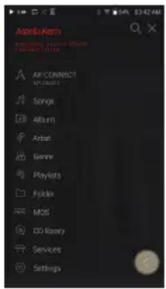Astell&Kern SA700 - Verbinden Sie die AK-Verbindungs-Bibliothek / Lautsprecher - 2