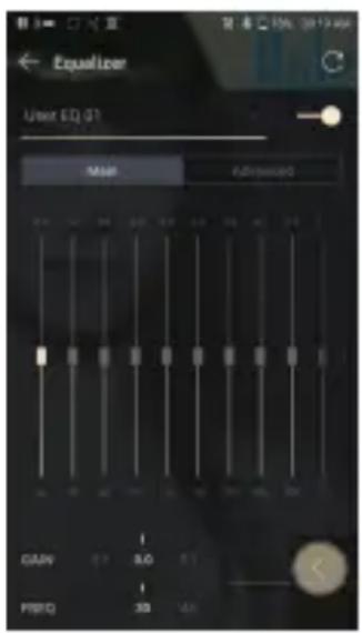 Astell&Kern A&norma SR25 - Einrichtung des Equalizers - 4