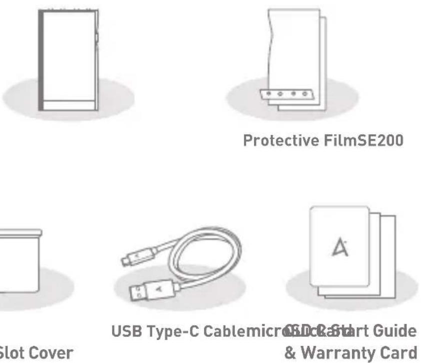 Astell&Kern A&futura SE200 - Package Contents - 1