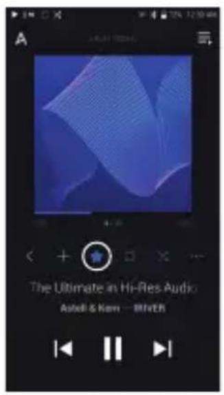 Astell&Kern A&futura SE200 - Setting favorites - 1