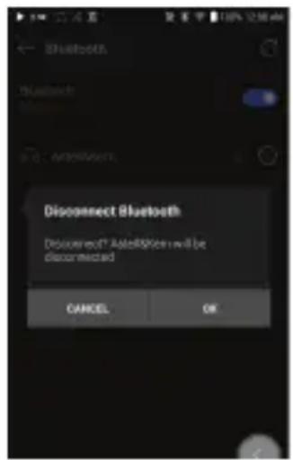 Astell&Kern A&futura SE200 - Disconnect a Bluetooth Device - 1