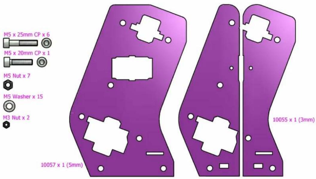 BFB RapMan 3.2 - 10b. Main plates - 1